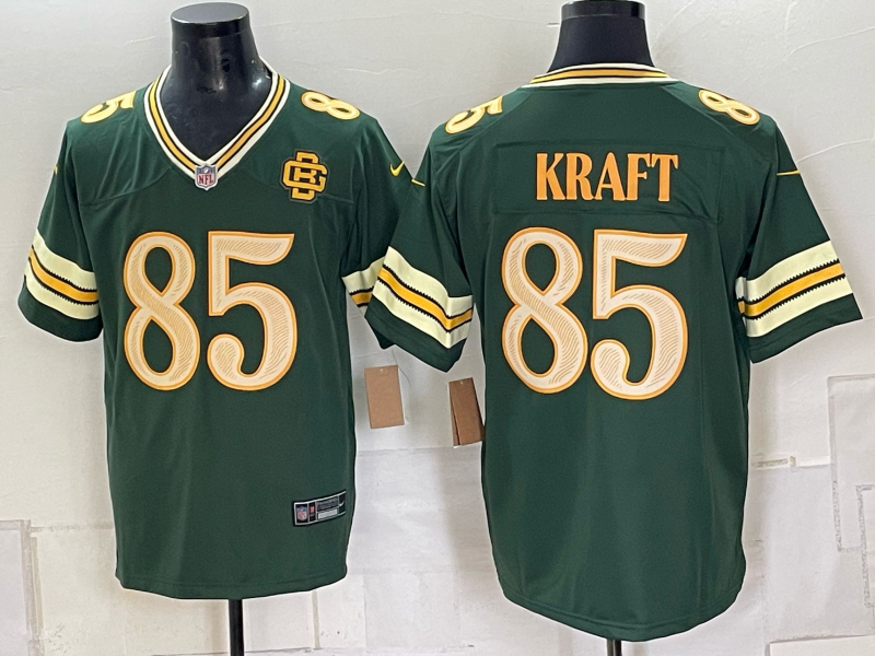 Men Green Bay Packers #85 Kraft green 2026 Nike NFL Jersey 0910004
